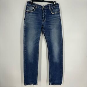 ALLSAINTS Men’s REED Slim Blue Denim Jeans Size 32x30